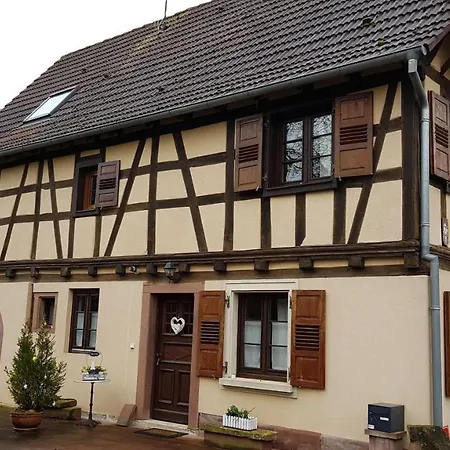 GITE A LA PETITE FONTAINE-PLAIN PIED-MAISON ALSACIENNE RENOVEE AVEC PASSION-4 PERS-4nuitées minimum Langensoultzbach Esterno foto